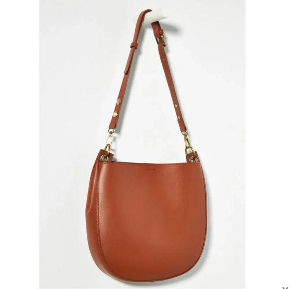NWOT Anthropologie Hobo Triple 7 Modern Moon Shoulder Bag - Picture 1 of 7